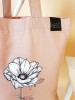 Medžiaginis maišelis - Prisirpusi alyva / Gėlė - Nešu.lt