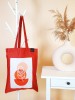 Medžiaginis maišelis - Deganti raudona / Lapas ir detalės  - Nešu.lt